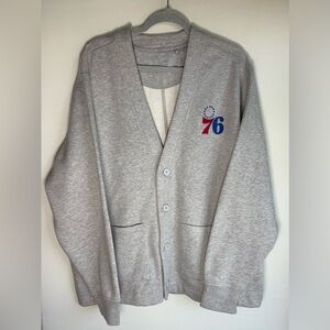 Philadelphia 76er’s embroidered cardigan • Women’s XL